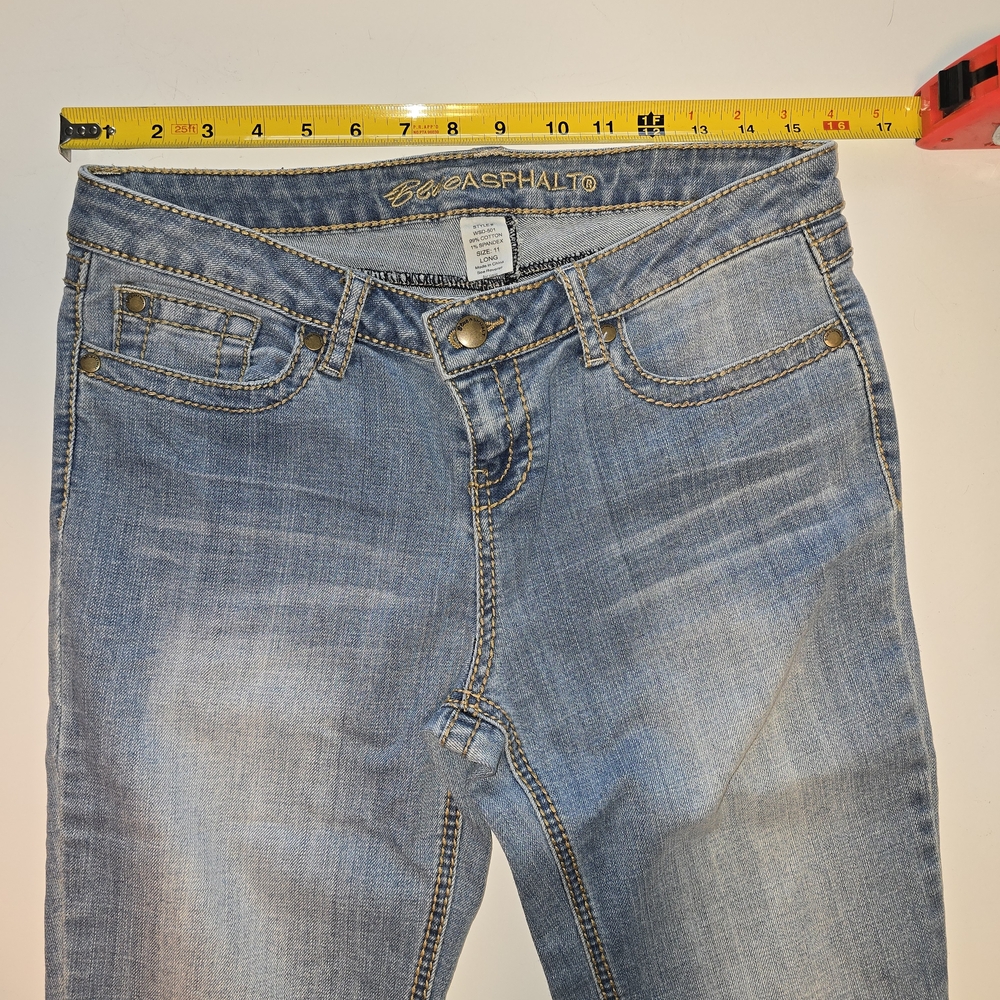 Blue Asphalt Light Blue Boot Cut Jeans